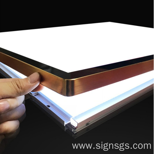 Custom Advertising Magnetic Light Box Sinage